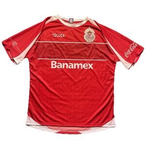 Atletica Deportivo Toluca Soccer Jersey 2012-2013 Men’s Large Football Shirt